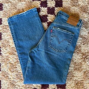Levi’s Ribcage Straight Ankle Jeans, sz 28